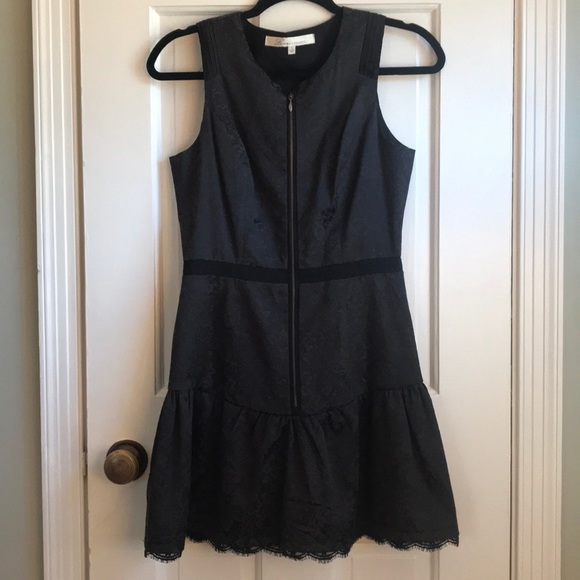 Lovers & Friends black brocade mini dress. S. - Picture 2 of 4